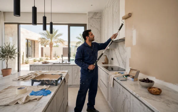 Kitchen Wall Paint in Riyadh: 6 Grease-Resistant Tips